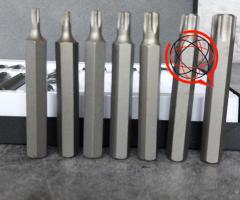 NOWY ZESTAW BITÓW IMBUS (HEX), TORX, SPLINE 40el. KD10220 KRAFT&DELE