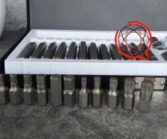 NOWY ZESTAW BITÓW IMBUS (HEX), TORX, SPLINE 40el. KD10220 KRAFT&DELE