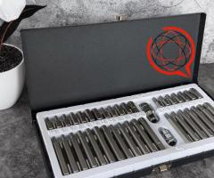 NOWY ZESTAW BITÓW IMBUS (HEX), TORX, SPLINE 40el. KD10220 KRAFT&DELE