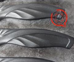 NOWY ZESTAW SOLIDNYCH NOŻY KUCHENNYCH CERAMICZNYCH 6szt, 2 kolory