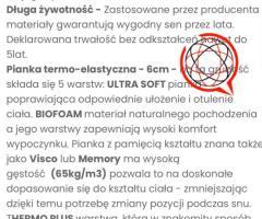 Materac Hiszpański użuwany 180*200