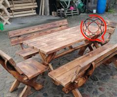 Komplet ogrodowy na tarasy altany knajpy