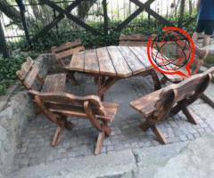 Komplet ogrodowy na tarasy altany knajpy i inne