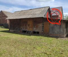 Gospodarstwo (dom, obora, stodoła) pow. 0,85 ha