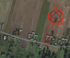 Gospodarstwo (dom, obora, stodoła) pow. 0,85 ha