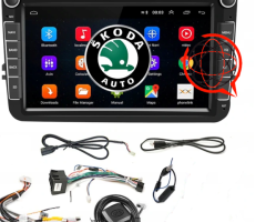 RADIO SAMOCHODOWE DO VW,SKODA,ANDROID,GPS,WIFI,USB,BT,MIRRORLINK-NOWE