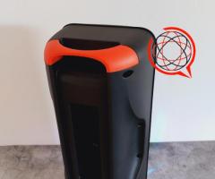 Głośnik karaoke z mikrofonem, Bluetooth i tubą