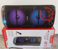 Głośnik karaoke z mikrofonem, Bluetooth i tubą