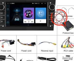RADIO OPEL  2 DIN,ANDROID,GPS,WIFI,USB,BT,MIRRORLINK-NOWE