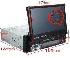 RADIO 1 DIN MP5, 7 cali,BLUETOOTH,USB.+pilot