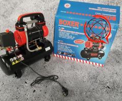 MINI Kompresor Dwutłokowy BOXER BX-1015 - 15L, Bezolejowy, Moc 2.4KM, 55L/min - 470x185x415