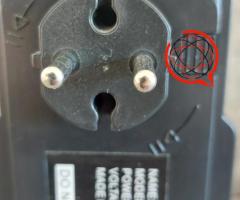 KOMPAKTOWY MINI GRZEJNIK ELEKTRYCZNY 400W DO GNIAZDKA Z WENTYLATOREM
