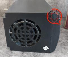 KOMPAKTOWY MINI GRZEJNIK ELEKTRYCZNY 400W DO GNIAZDKA Z WENTYLATOREM