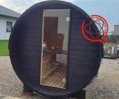 Sauna ogrodowa - nowa