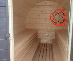 Sauna ogrodowa - nowa