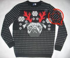 H&M Sweter Ciepły świąteczny M