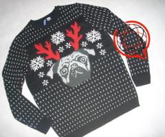 H&M Sweter Ciepły świąteczny M