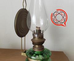 Lampa naftowa szklana
