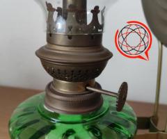 Lampa naftowa szklana