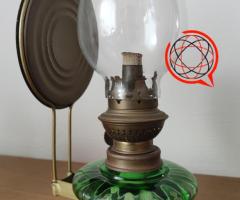 Lampa naftowa szklana