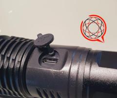 LATARKA XHP90 TAKTYCZNA BARDZO MOCNA LED ZOOM USB SZPERACZ