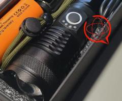 LATARKA XHP90 TAKTYCZNA BARDZO MOCNA LED ZOOM USB SZPERACZ
