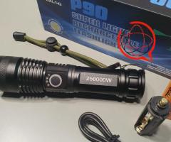 LATARKA XHP90 TAKTYCZNA BARDZO MOCNA LED ZOOM USB SZPERACZ