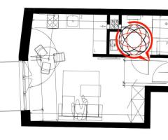 Poznań – Stare Miasto – kawalerka 26,6 m² z balkonem w nowej kamienicy – REZERWACJA