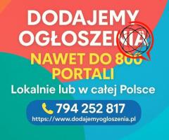 Zareklamuj się w całej Polsce lub lokalnie - ogłoszenia na setkach portali