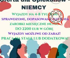 Praca dla Opiekunek w Niemczech - do 11 000 zł na rękę!