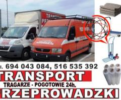 PRZEPROWADZKA TRANSPORT BAGAŻÓWKA WNOSZENIE ZNOSZENIE MEBLI GABARYTÓW TANIO