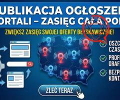 Zleć nam dodawanie ogłoszeń: 50 Portali, Tekst i Grafika w Cenie