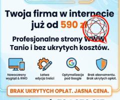 Strona internetowa już od 590 zł - BEZ PRZEPŁACANIA! + DODAWANIE OGŁOSZEŃ