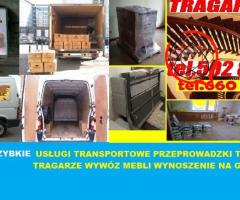TRANSPORT /PRZEPROWADZKI cała warszawa i okolice wnoszenie znoszenie mebli