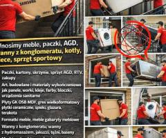 TARGARZE wnosimy znosimy przestawiamy wszystko i wszędzie Cała WARSZAWA I OKOLICE