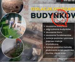Osuszanie, iniekcja krystaliczna i podcinanie ścian fundamentowych - kompleksowa ochrona przed wilgo