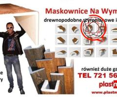Na wymiar - Maskowanice belki rustykalne styropianowe - Maskownica prosto od producenta