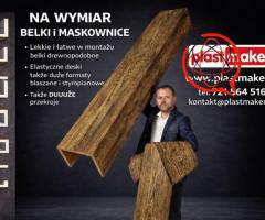 MASKOWNICE na wymiar - belki dekoracyjne DREWNOPODOBNE