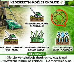 Usługa wertykulacji trawnika Kędzierzyn-Koźle | Koszenie Trawy