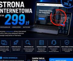 Elegancka strona internetowa za 299 zł | Faktura