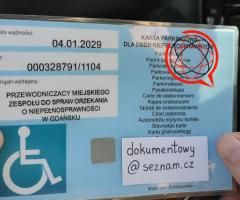 Karta Parkingowa Dla Osób Niepełnosprawnych Oryginał