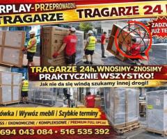 Przeprowadzki i Tragarze 24/7 Warszawa | Bez naciągania! Od 150 zł | FAIRPLAY