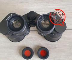 Lornetka myśliwska 7x50, pokrowiec + dodatkowe nakładki