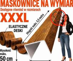 Imitacja drewna na wymiar - Belki rustykalne, Maskownica styropianowa, Lamele sufitowe, Deska elewac