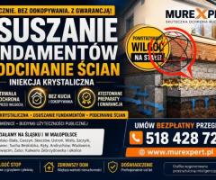 Osuszanie i iniekcja ścian i piwnic - izolacja pozioma, podcinanie muru, hydroizolacje