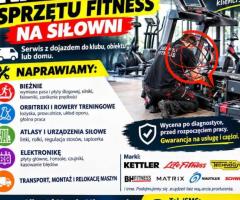 Naprawa sprzętu fitness na siłowni Pruszków - silniki bieżni, falowniki, konsole
