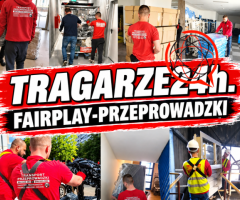 TRAGARZE 24h. POGOTOWIE PRZEPROWADZKI, WNOSZENIE, ZNOSZENIE wszystkiego! RÓWNIEŻ PRZEZ OKNO