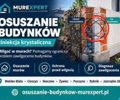 Osuszanie budynków Cieszyn - koniec z wilgocią w ścianach