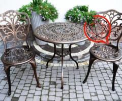 Meble komplety kawowe na balkon, tars