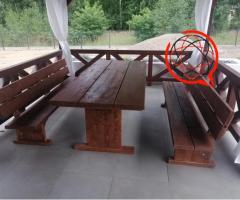 Zestaw mebli ogrodowych Marcin 2+1